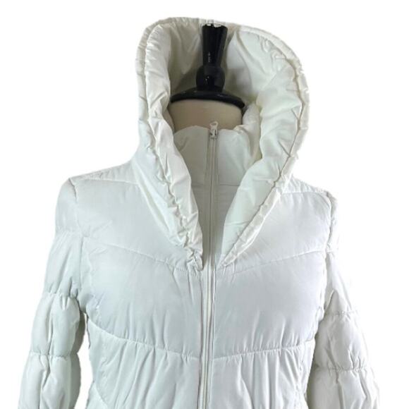 A. Byer Women’s Puffer Long Winter Coat Collar Bright White Women’s Size XL - Picture 6 of 15